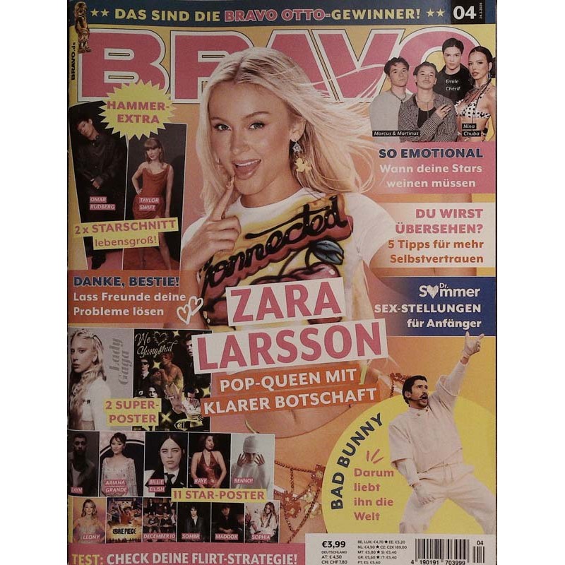 BRAVO Nr.4 / 24 März 2026 - Zara Larsson