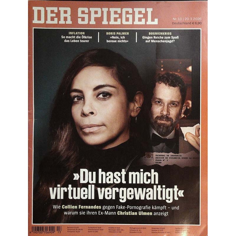 Der Spiegel Nr.13 / 20 März 2026 - Collien Fernandes