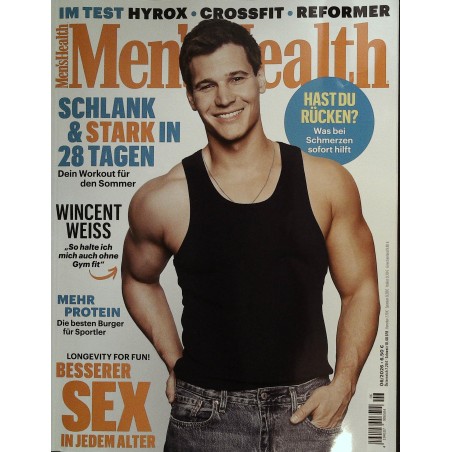 Mens Health Juni 2026 - Wincent Weiss ohne Gym!