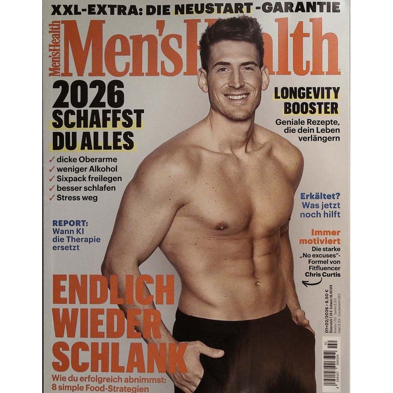 Mens Health Januar / Februar 2026 - Chris Curtis