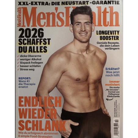 Mens Health Januar / Februar 2026 - Chris Curtis