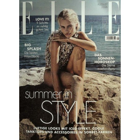 Elle August 2026 - Summer in Style
