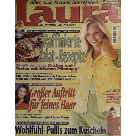 Laura Nr.32 / 5 August 1998 - Wohlfühl-Pullis