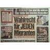 Bildzeitung Dienstag, 20 Oktober 2026 - Wahlrecht für Migranten