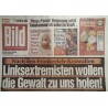 Bildzeitung Mittwoch, 21 Oktober 2026 - Linksextremisten