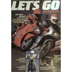 Let´s go Honda Nr. 1 / 1987 - CBR 1000 F & CBR 600 F