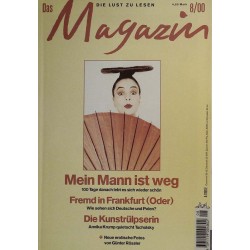 Das Magazin Heft 8 / August 2000 - Die Kunstrülpserin