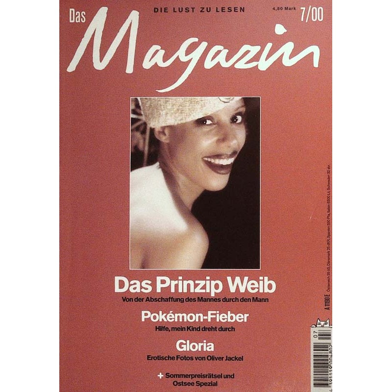 Das Magazin Heft 7 / Juli 2000 - Gloria