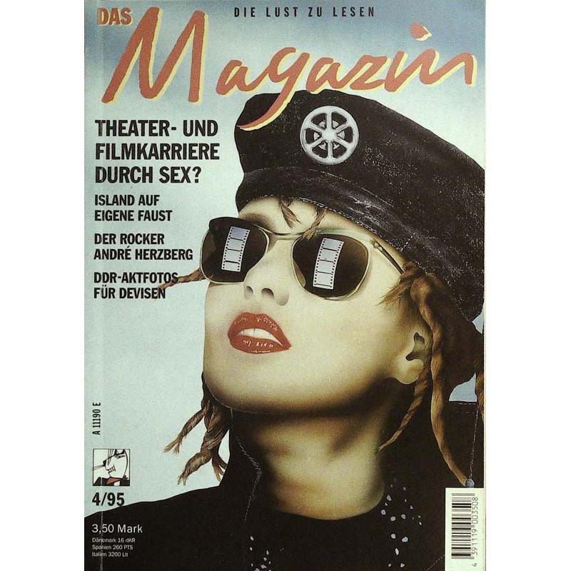 Das Magazin Heft 4 / April 1995 - Theater- und Filmkarriere