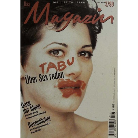 Das Magazin Heft 3 / März 1998 - Über Sex reden, tabu