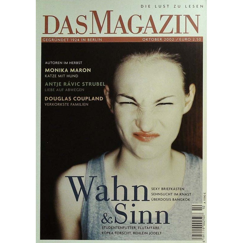 Das Magazin Heft 10 / Oktober 2002 - Wahn & Sinn