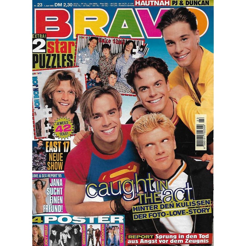 BRAVO Nr.23 / 1 Juni 1995 - Caught in the Act Love Story