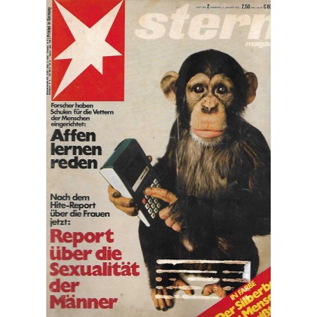 stern Heft Nr.2 / 5 Januar 1978 - Affen lernen reden