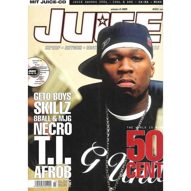 JUICE Nr.72 März / 2005 & CD 50 - 50 Cent