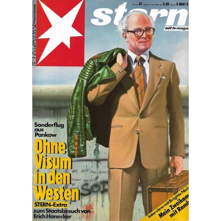 stern Heft Nr.37 / 3 September 1987 - Ohne Visum in den Westen