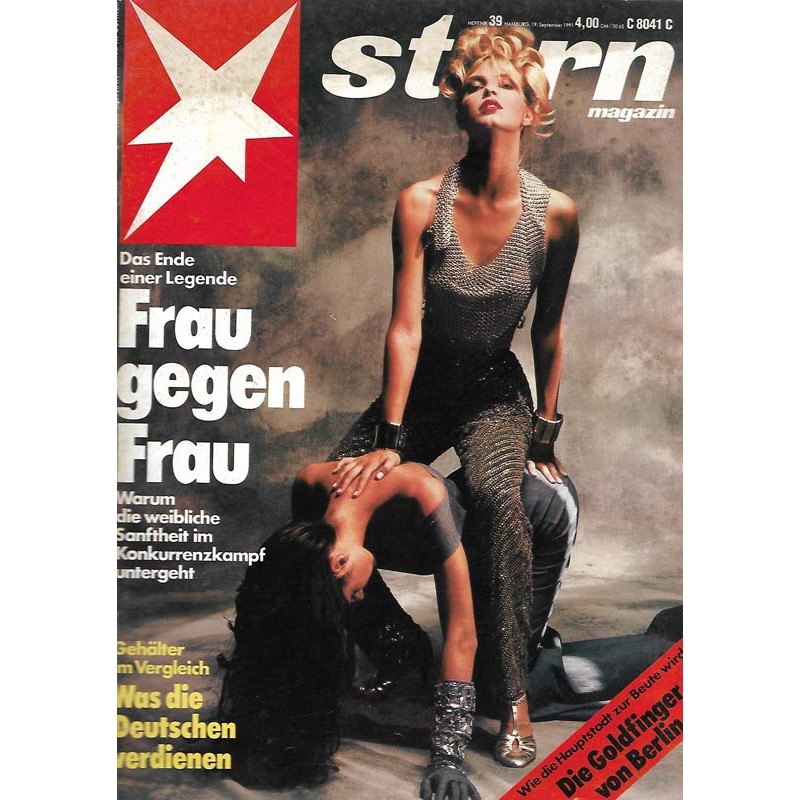 stern Heft Nr.39 / 19 September 1991 - Frau gegen Frau