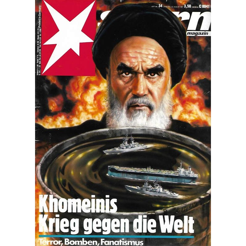 stern Heft Nr.34 / 13 August 1987 - Khomeinis
