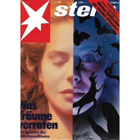 stern Heft Nr.39 / 21 September 1989 - Was Träume verraten