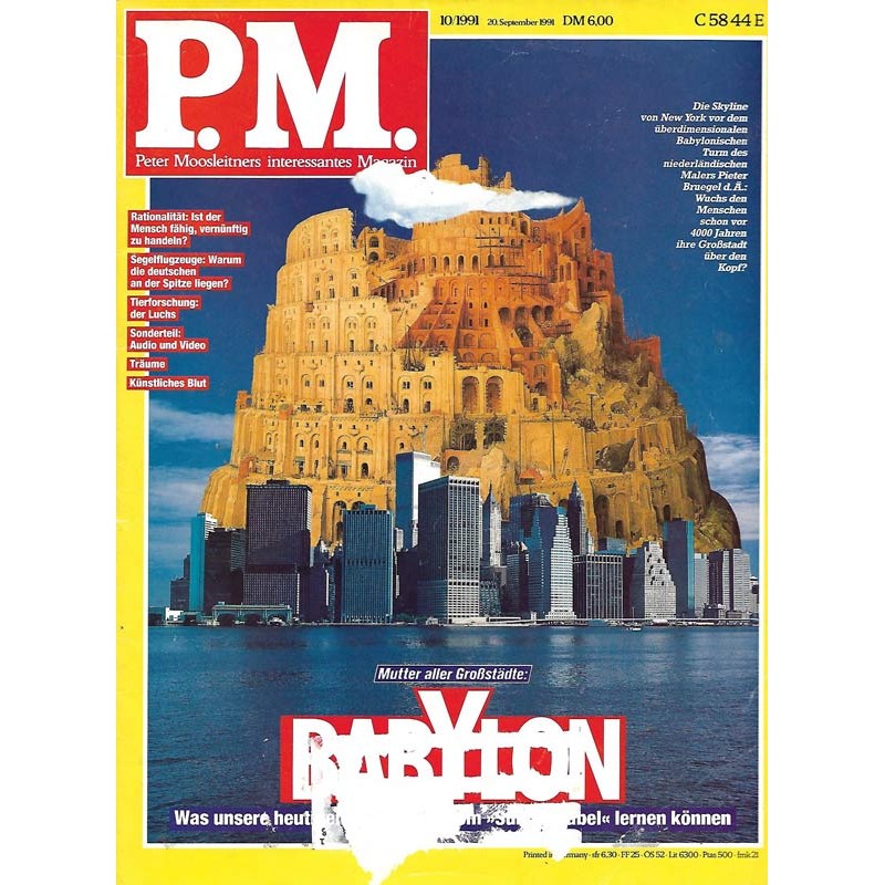 P.M. Ausgabe Oktober 10/1991 - Babylon
