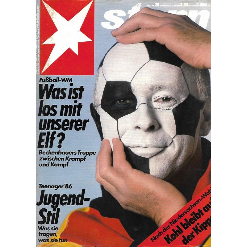 stern Heft Nr.26 / 19 Juni 1986 - Was ist los mit unserer Elf?