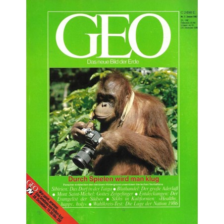 Geo Nr. 1 / Januar 1987 - Durch Spielen wird man klug