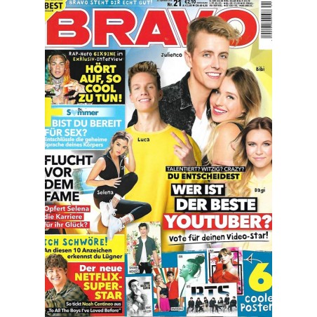 BRAVO Nr.21 / 26 September 2018 - Wer ist der beste Youtuber?