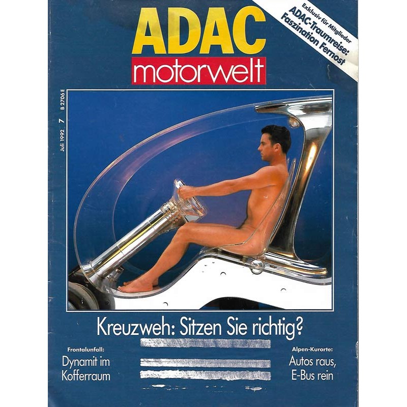 ADAC Motorwelt Heft.7 / Juli 1992 - Kreuzweh