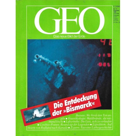 Geo Nr. 12 / Dezember 1989 - Die Entdeckung der Bismarck