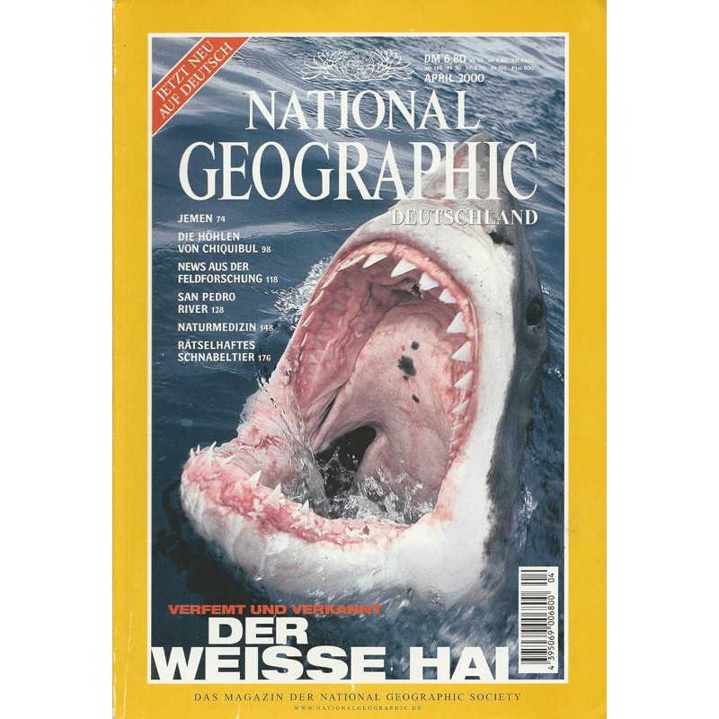 NATIONAL GEOGRAPHIC April 2000 - Der Weisse Hai