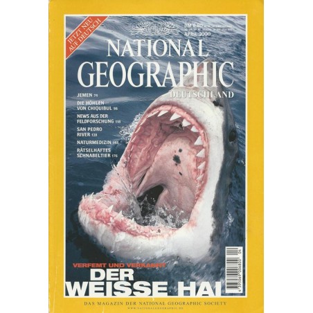 NATIONAL GEOGRAPHIC April 2000 - Der Weisse Hai