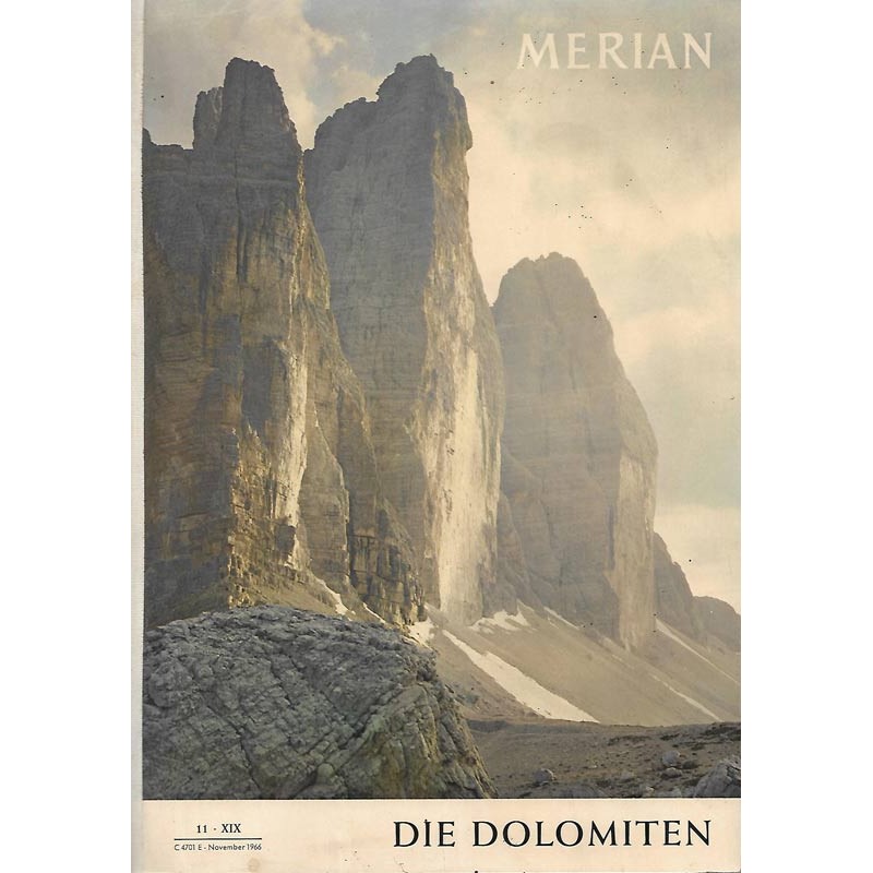 MERIAN Die Dolomiten 11/XIX November 1966