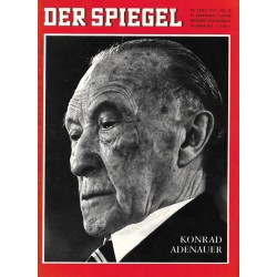 Der Spiegel Nr.18 / 24 April 1967 - Konrad Adenauer