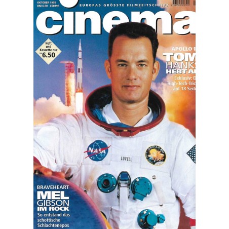 CINEMA 10/95 Oktober 1995 - Apollo 13 Tom Hanks
