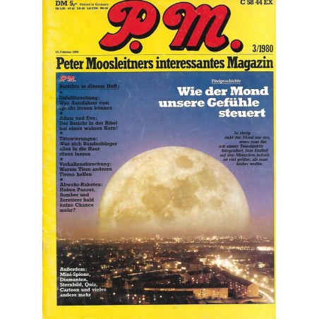 P.M. Ausgabe März 3/1980 - Wie der Mond unsere Gefühle steuert