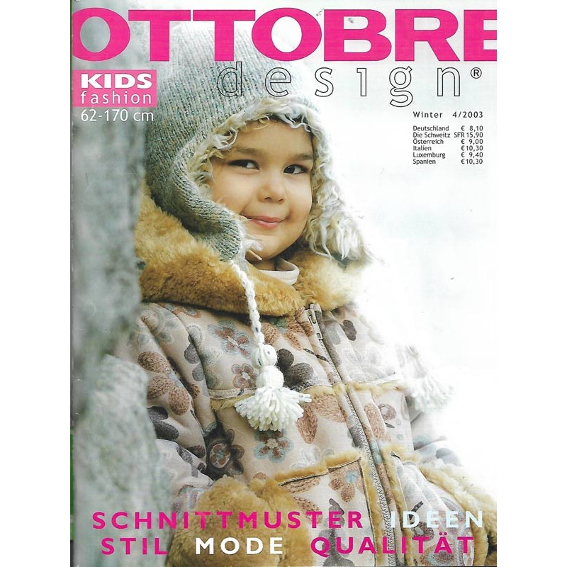 Ottobre Kids Fashion Winter 4/2003 - 62 bis 170 cm
