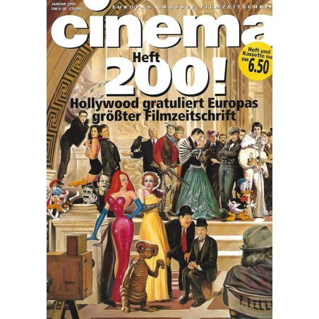 CINEMA 1/95 Januar 1995 - Cinema Heft 200!
