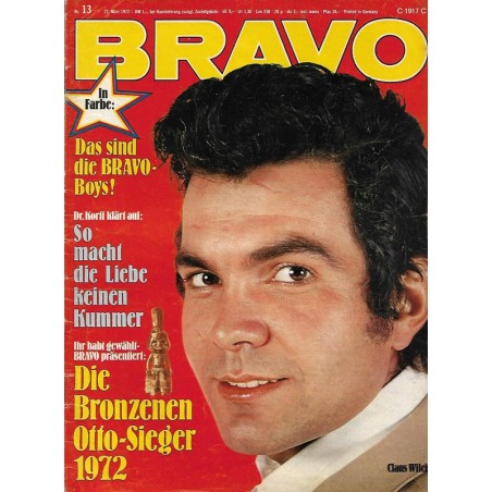 BRAVO Nr.13 / 22 März 1972 - Claus Wilcke