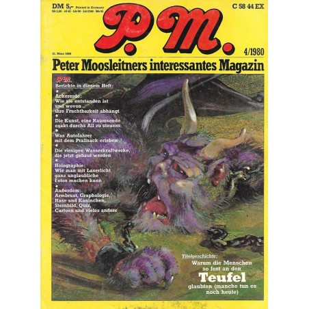P.M. Ausgabe April 4/1980 - Teufel