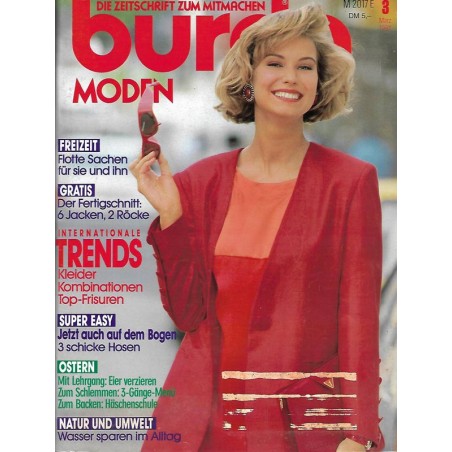 burda Moden 3/März 1991 - Internationale Trends
