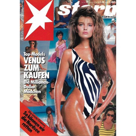 stern Heft Nr.27 / 30 Juni 1988 - Top Models
