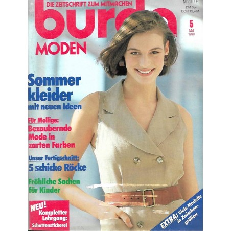 burda Moden 5/Mai 1990 - Sommerkleider