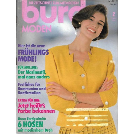 burda Moden 2/Februar 1990 - Frühlingsmode