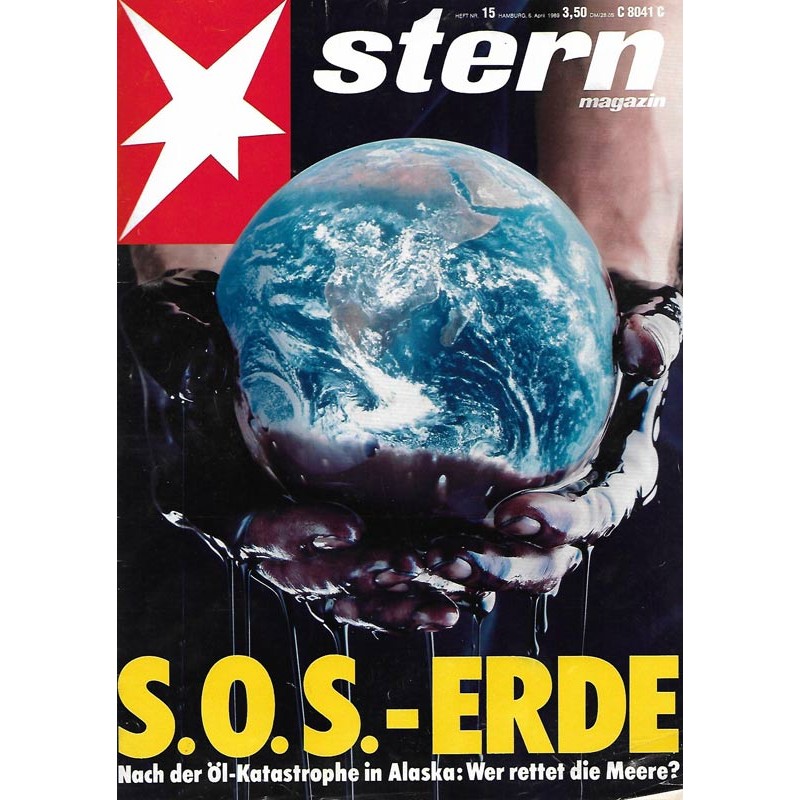 stern Heft Nr.15 / 6 April 1989 - S.O.S Erde