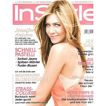 InStyle 4/April 2012 - Jennifer Aniston / Pferdeschwanz