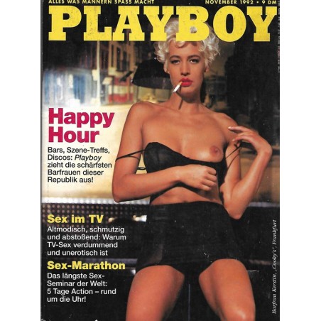 Playboy Nr.11 / November 1992 - Barfrau Kerstin