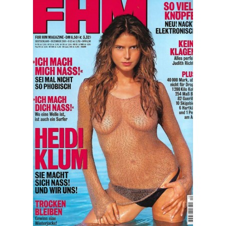 FHM Dezember 2001 - Heidi Klum