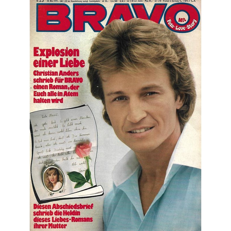 BRAVO Nr.23 / 26 Mai 1976 - Christian Anders