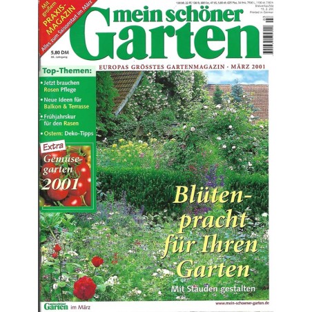 Mein schöner Garten / März 2001 - Blütenpracht für ihren Garten