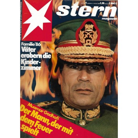 stern Heft Nr.4 / 16 Januar 1986 - Muamar Gadhafi