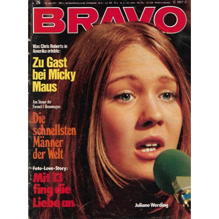 BRAVO Nr.26 / 21 Juni 1972 - Juliane Werding